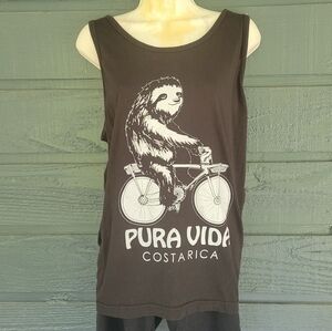 Pura Vida Costa Rica Sloth Tank Top